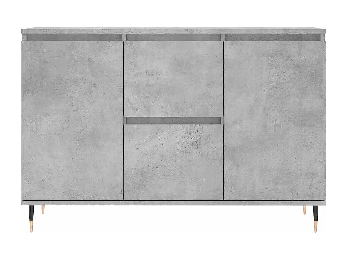 Sideboard Betongrau 101,5x35x70 cm Holzwerkstoff