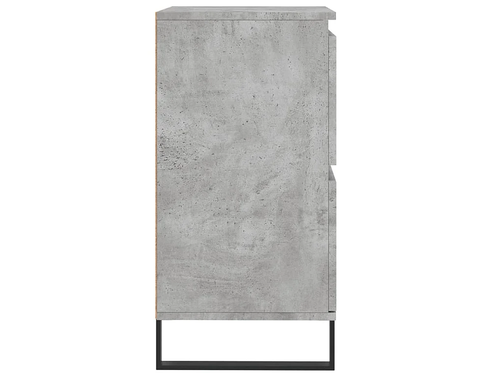 Aparadores 3 pcs derivados de madeira cinzento cimento
