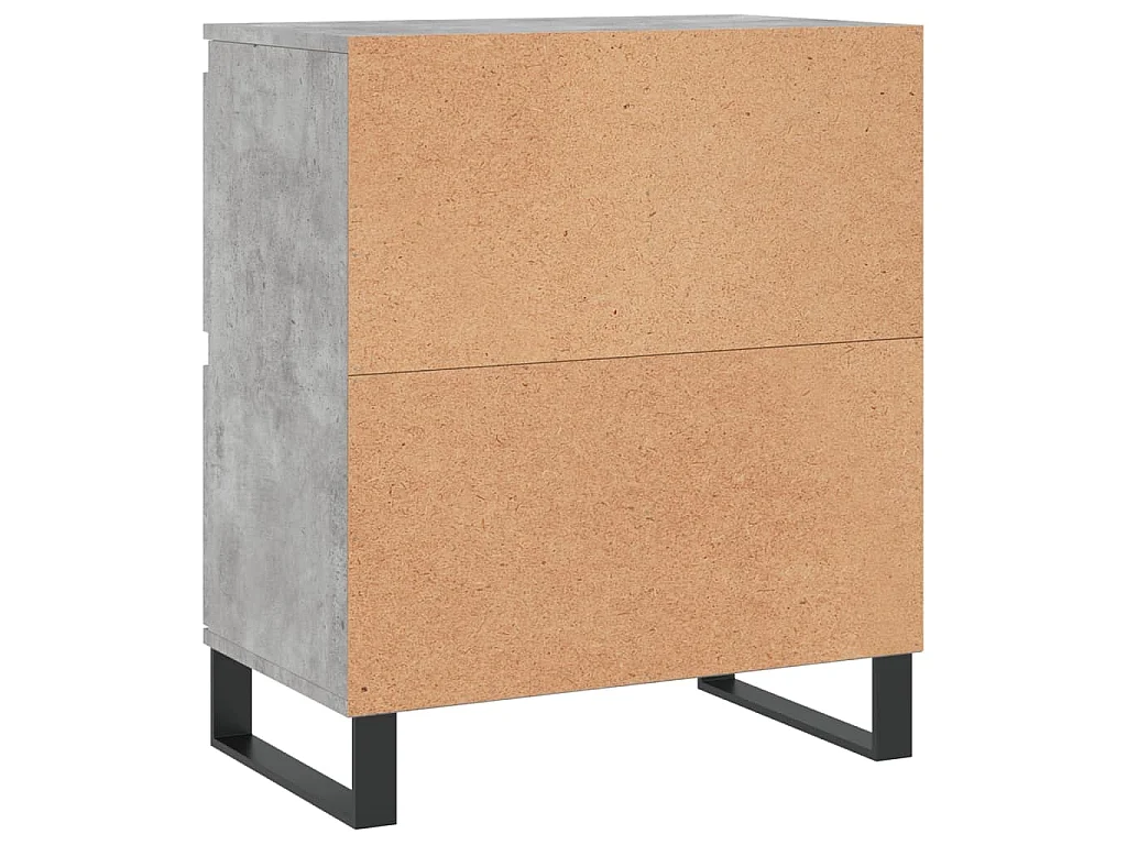 Aparadores 3 pcs derivados de madeira cinzento cimento