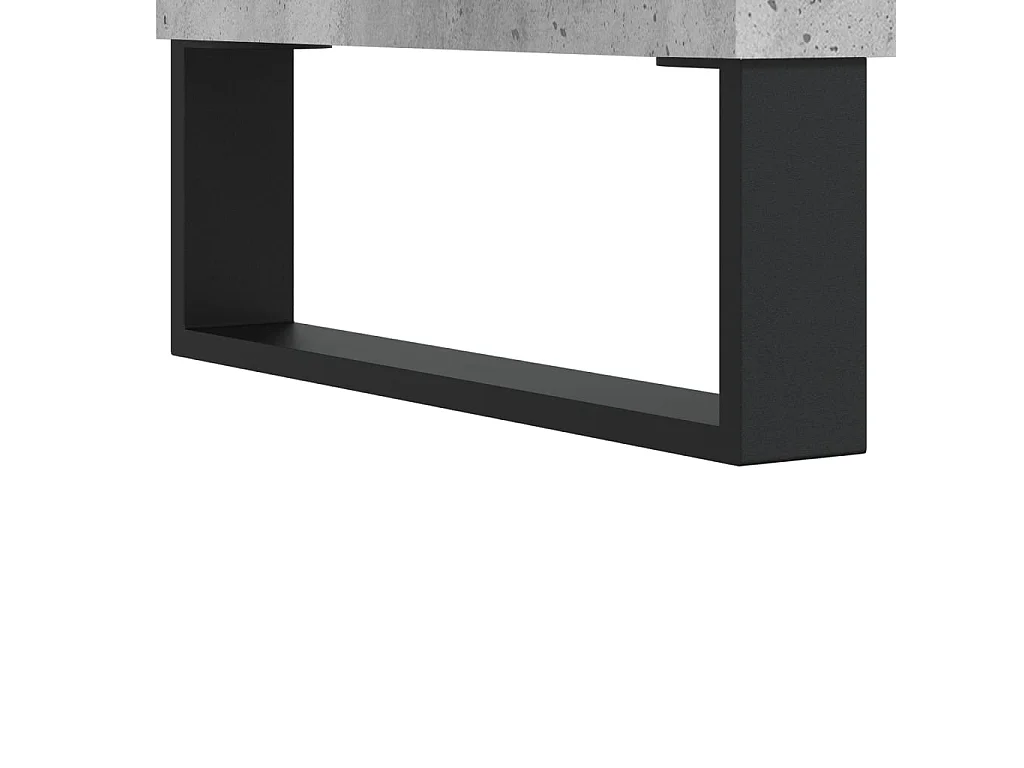 Aparadores 3 pcs derivados de madeira cinzento cimento