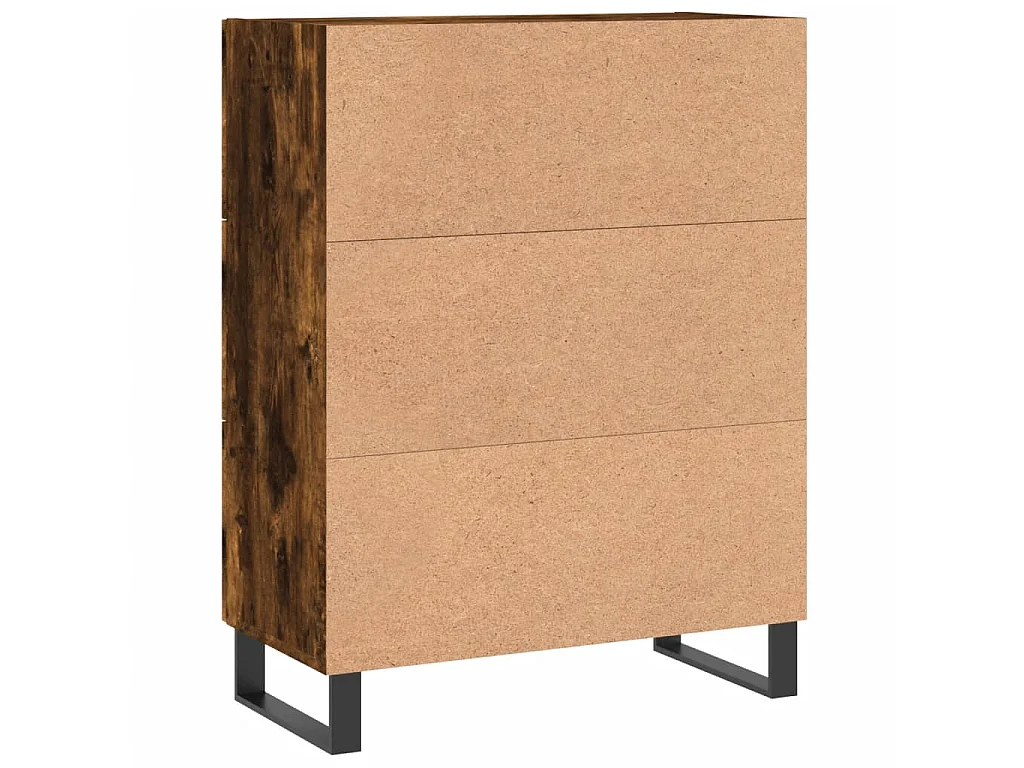 Sideboard Räuchereiche 69,5x34x90 cm Holzwerkstoff