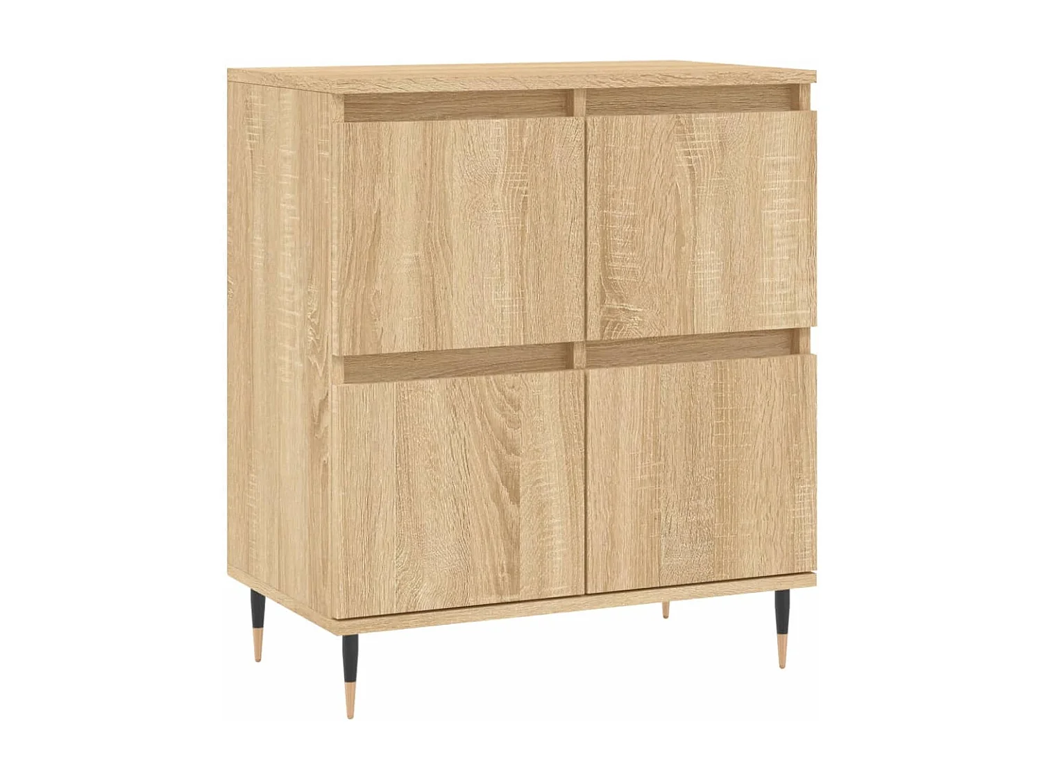 Buffets 3 pcs Chêne sonoma Bois d'ingénierie