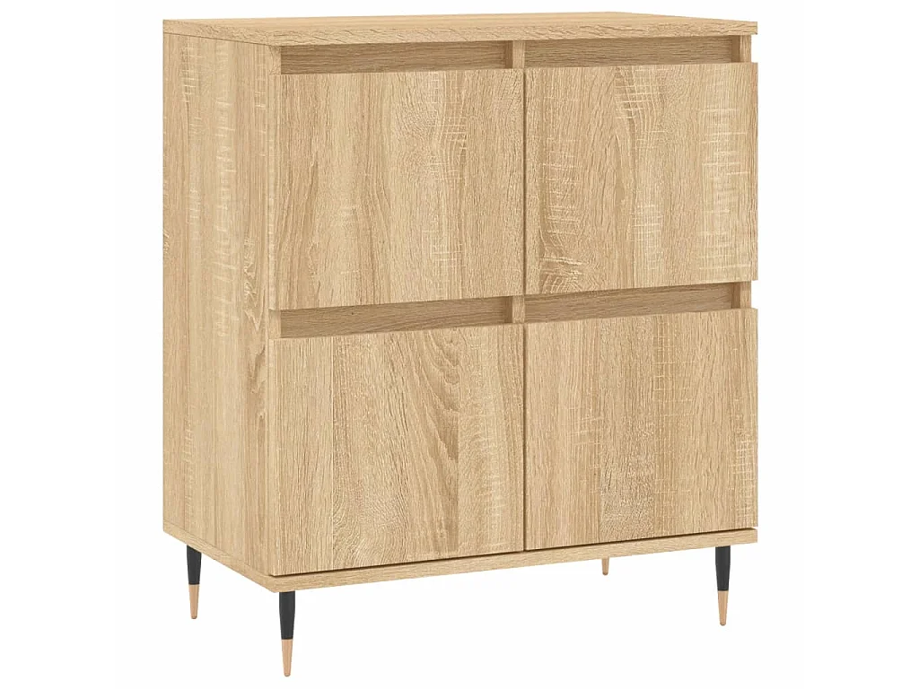 Buffets 3 pcs Chêne sonoma Bois d'ingénierie