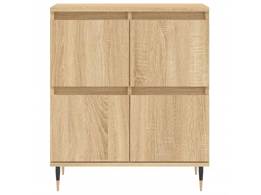 Buffets 3 pcs Chêne sonoma Bois d'ingénierie