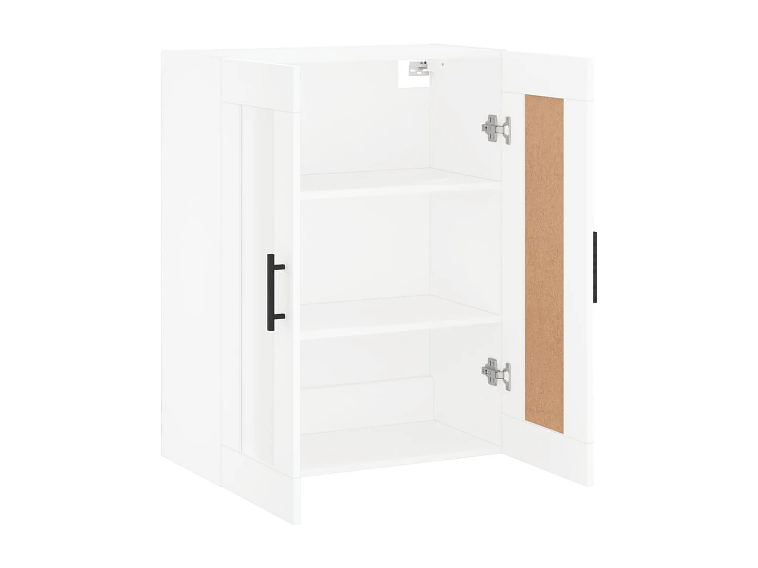 Armoire murale blanc 69,5x34x90 cm bois d'ingénierie