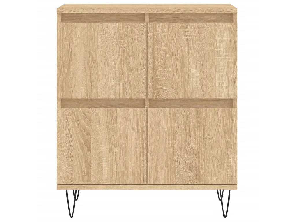 Buffets 3 pcs Chêne sonoma Bois d'ingénierie