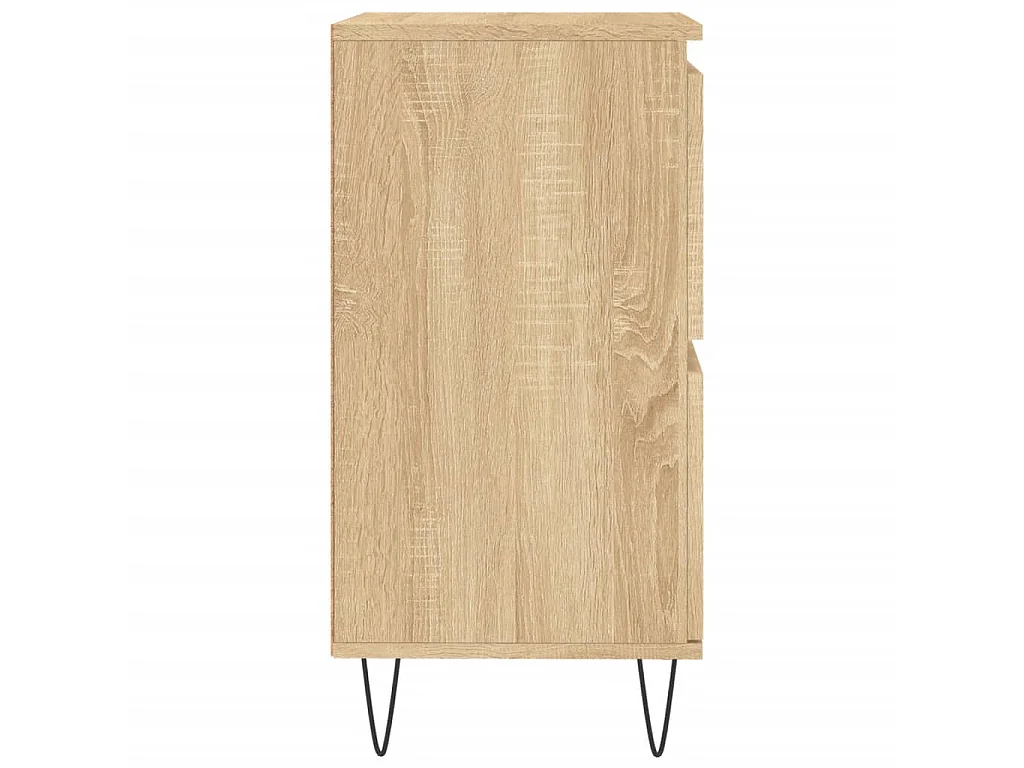 Buffets 3 pcs Chêne sonoma Bois d'ingénierie