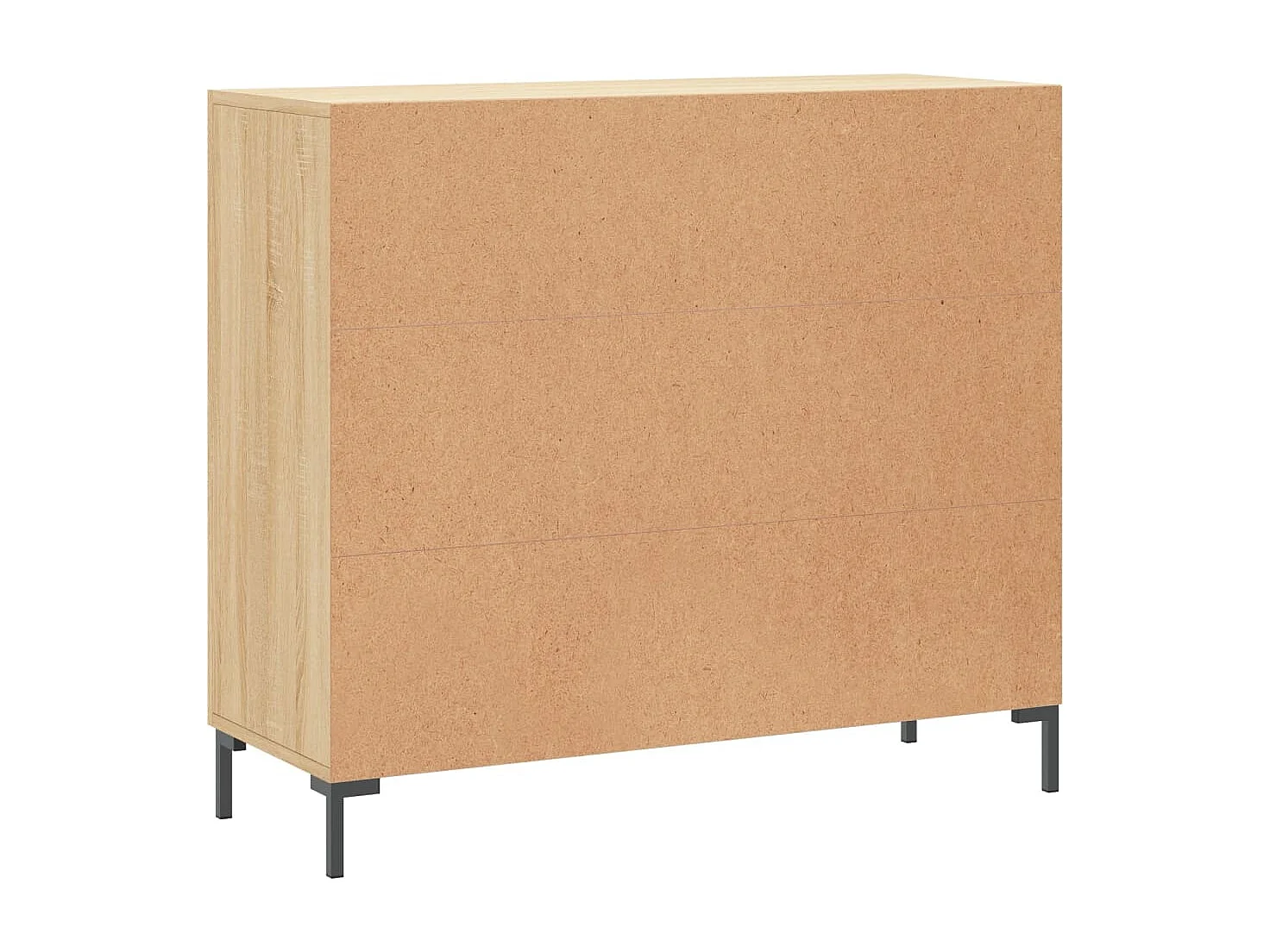 Credenza Rovere Sonoma 90x34x80 cm in Legno Multistrato
