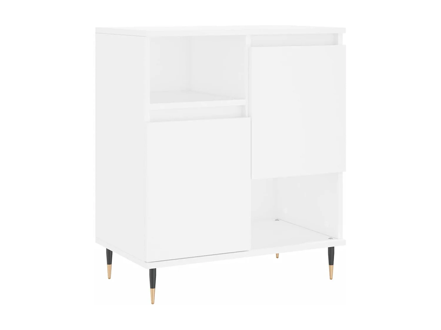 Aparadores 3 pcs madeira processada branco