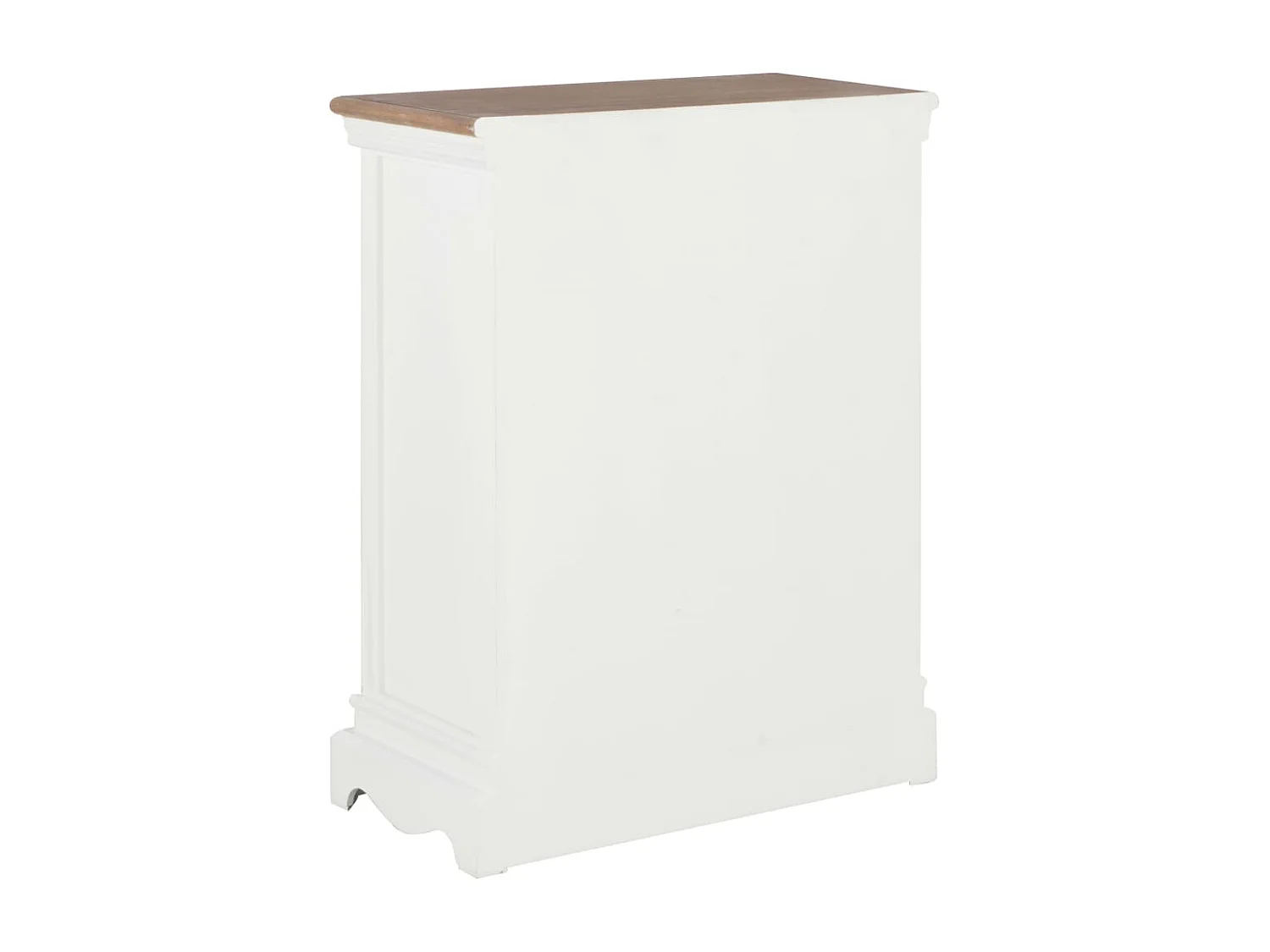 Buffet Blanc 60x30x80 cm Bois massif