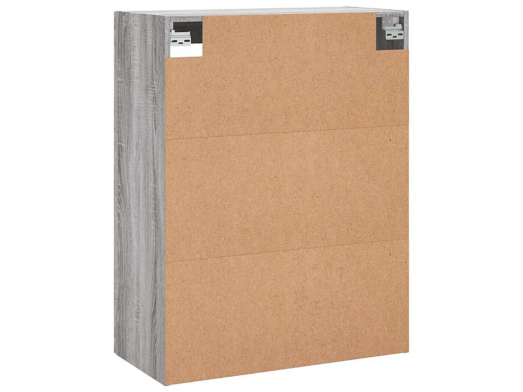Bovenkast 69,5x34x90 cm grijs sonoma eikenkleurig