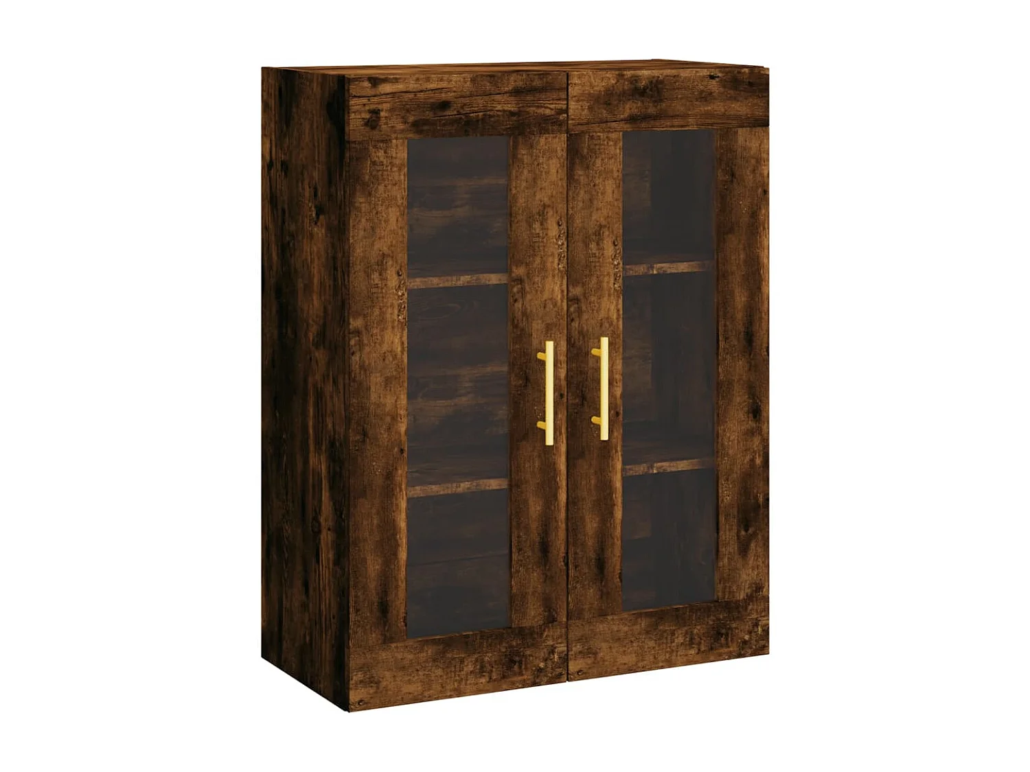Mobile a Parete Rovere Fumo 69,5x34x90 cm