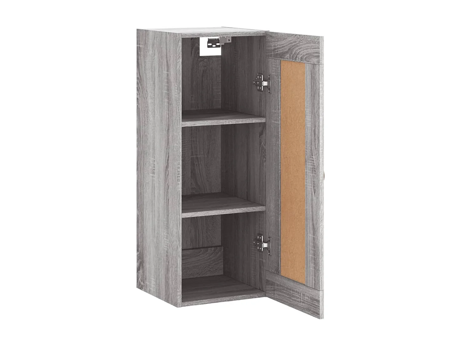 Armoire murale sonoma gris 34,5x34x90 cm bois d'ingénierie