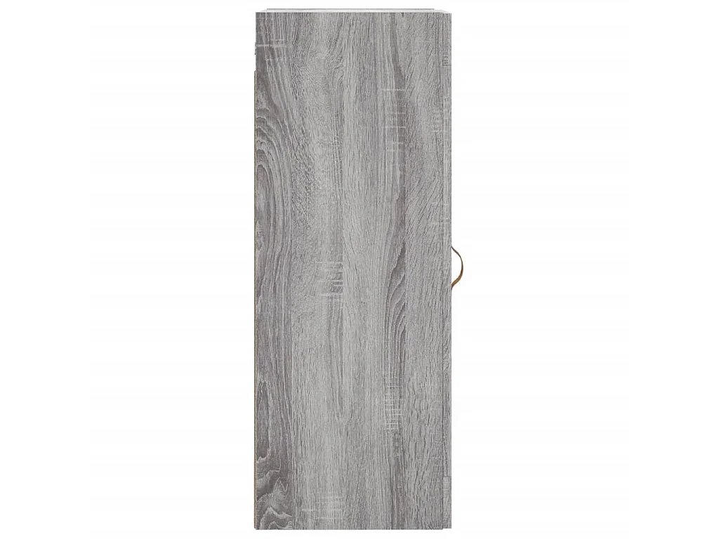 Wandkast 34,5x34x90 cm bewerkt hout grijs sonoma eikenkleurig