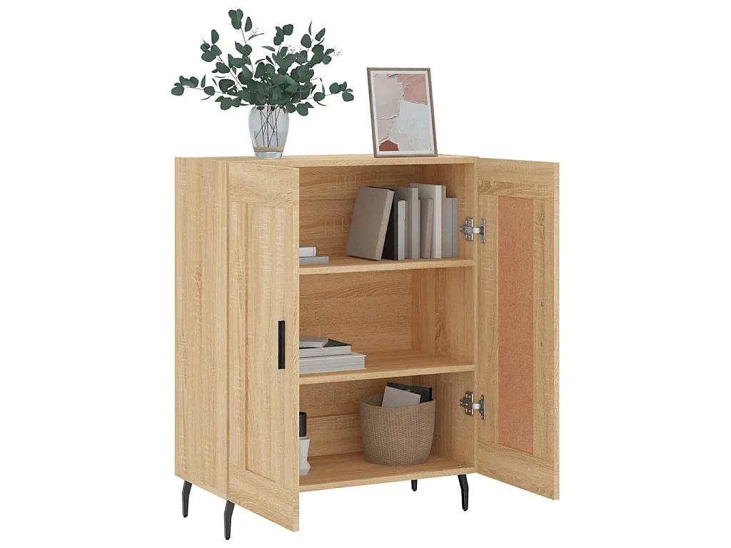 Sideboard Sonoma-Eiche 69,5x34x90 cm Holzwerkstoff