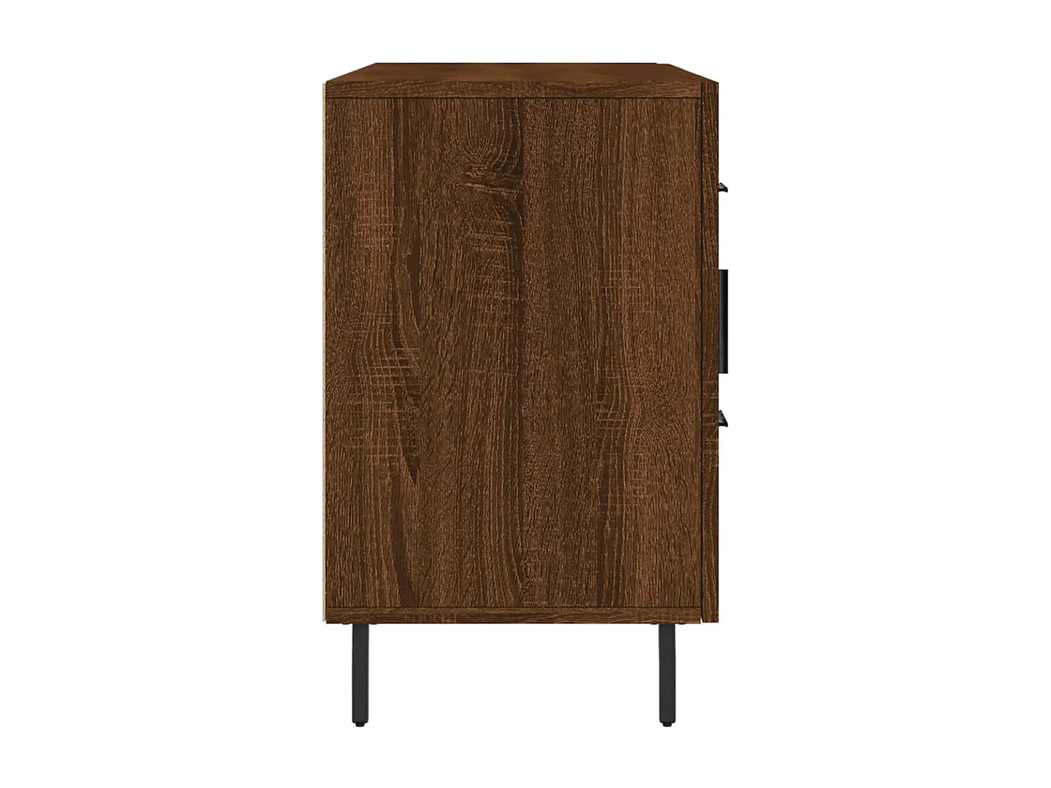 Aparador de madera de ingeniería roble marrón 100x36x60 cm