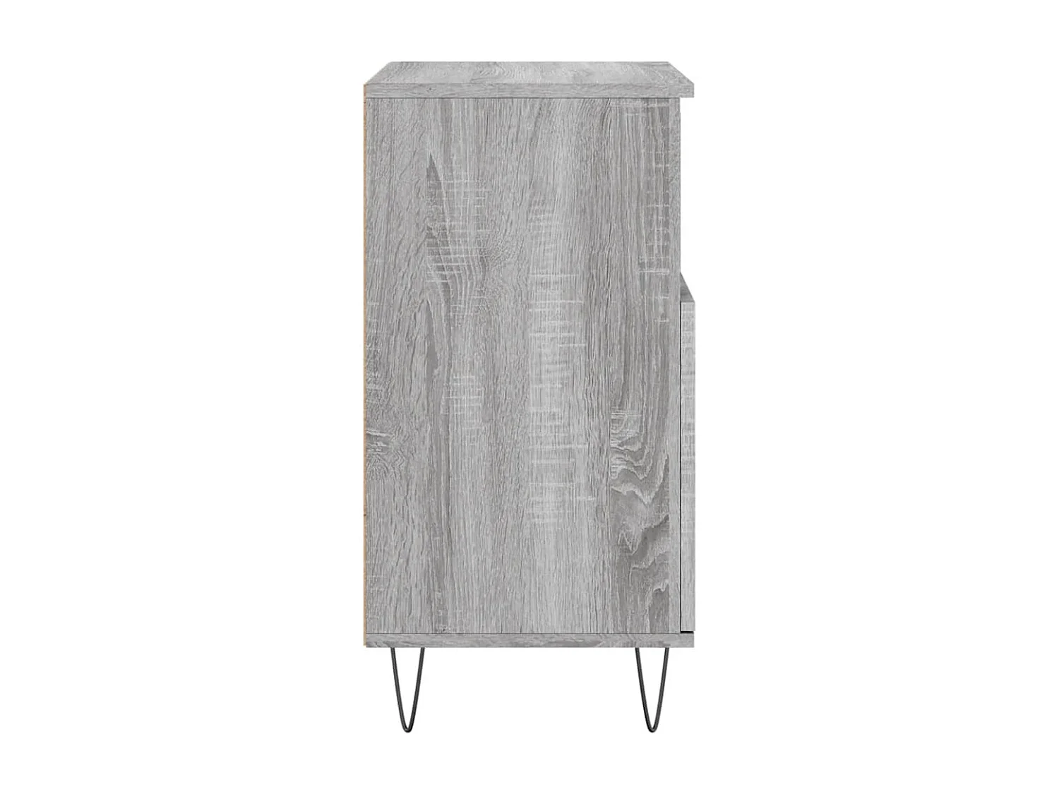 Buffets 2 pcs sonoma gris bois d'ingénierie