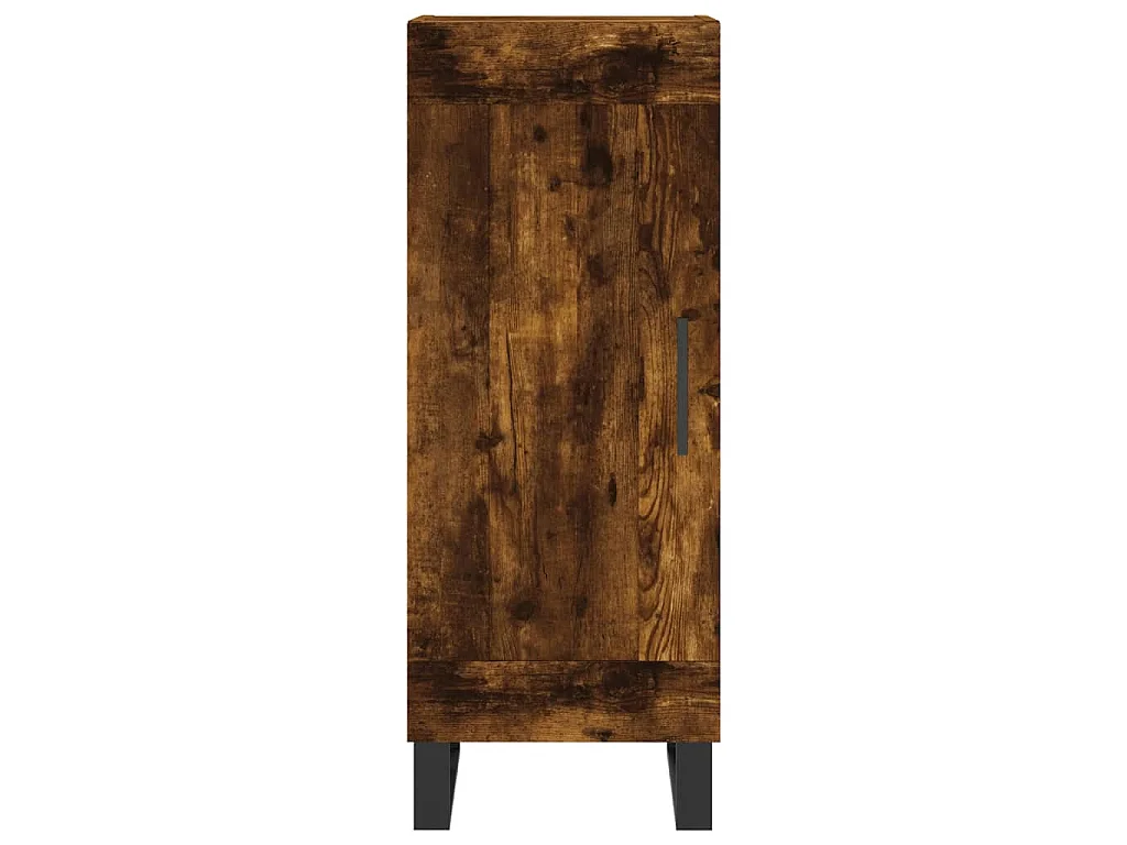 Buffet Chêne fumé 34,5x34x90 cm Bois d'ingénierie