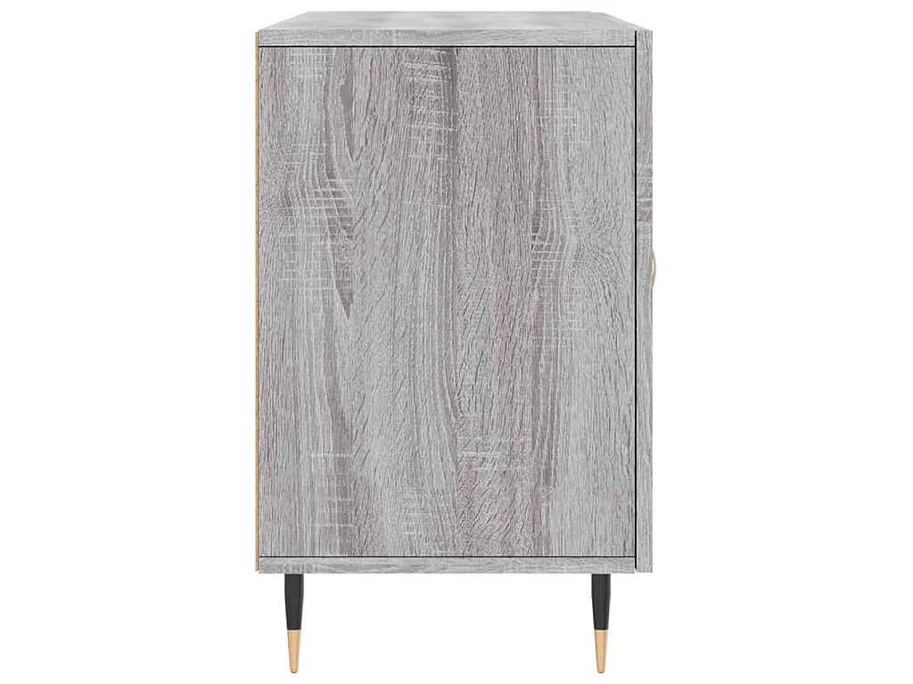 Buffet sonoma gris 100x36x60 cm bois d'ingénierie
