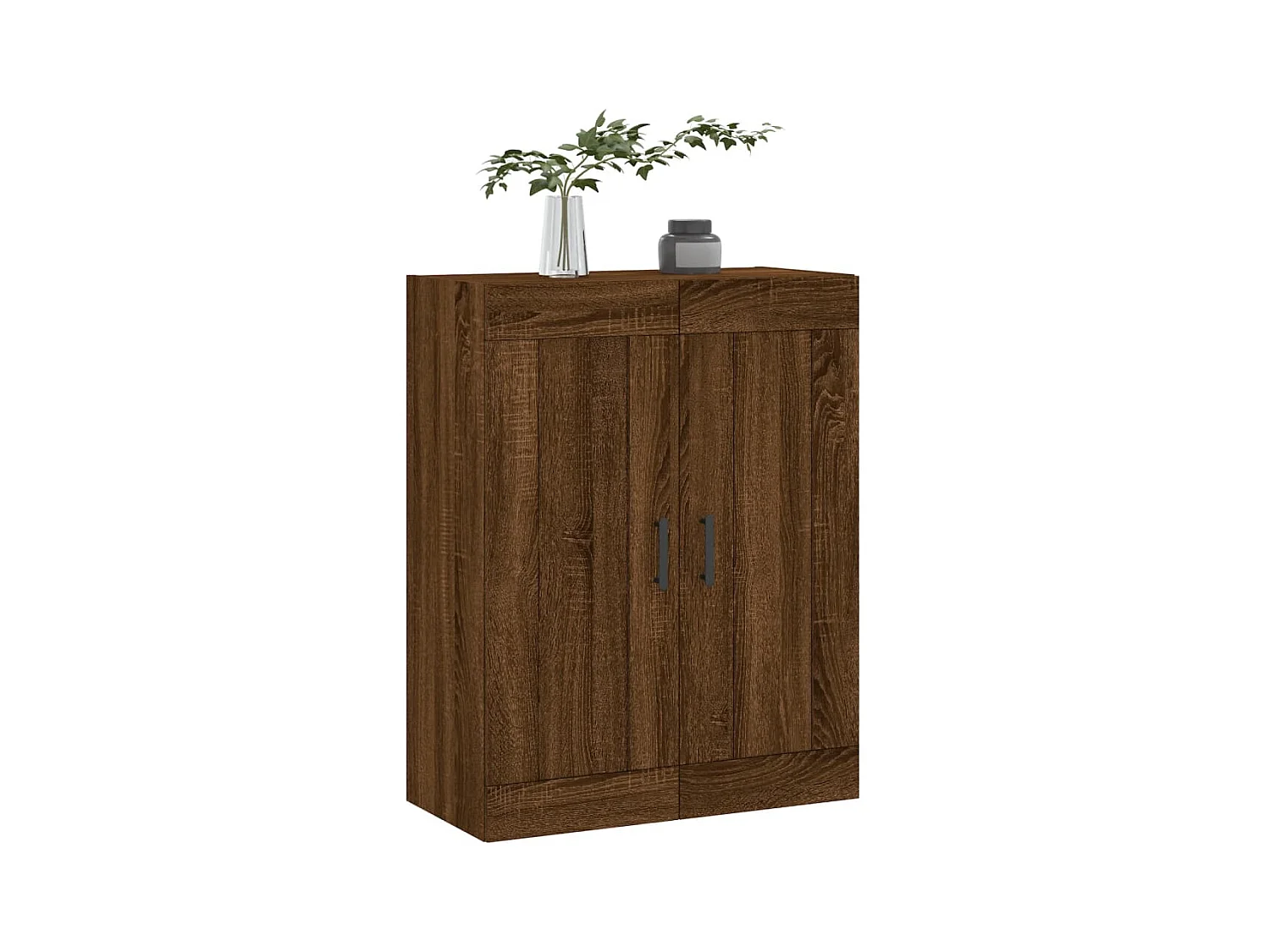 Armoire murale chêne marron 69,5x34x90 cm bois d'ingénierie
