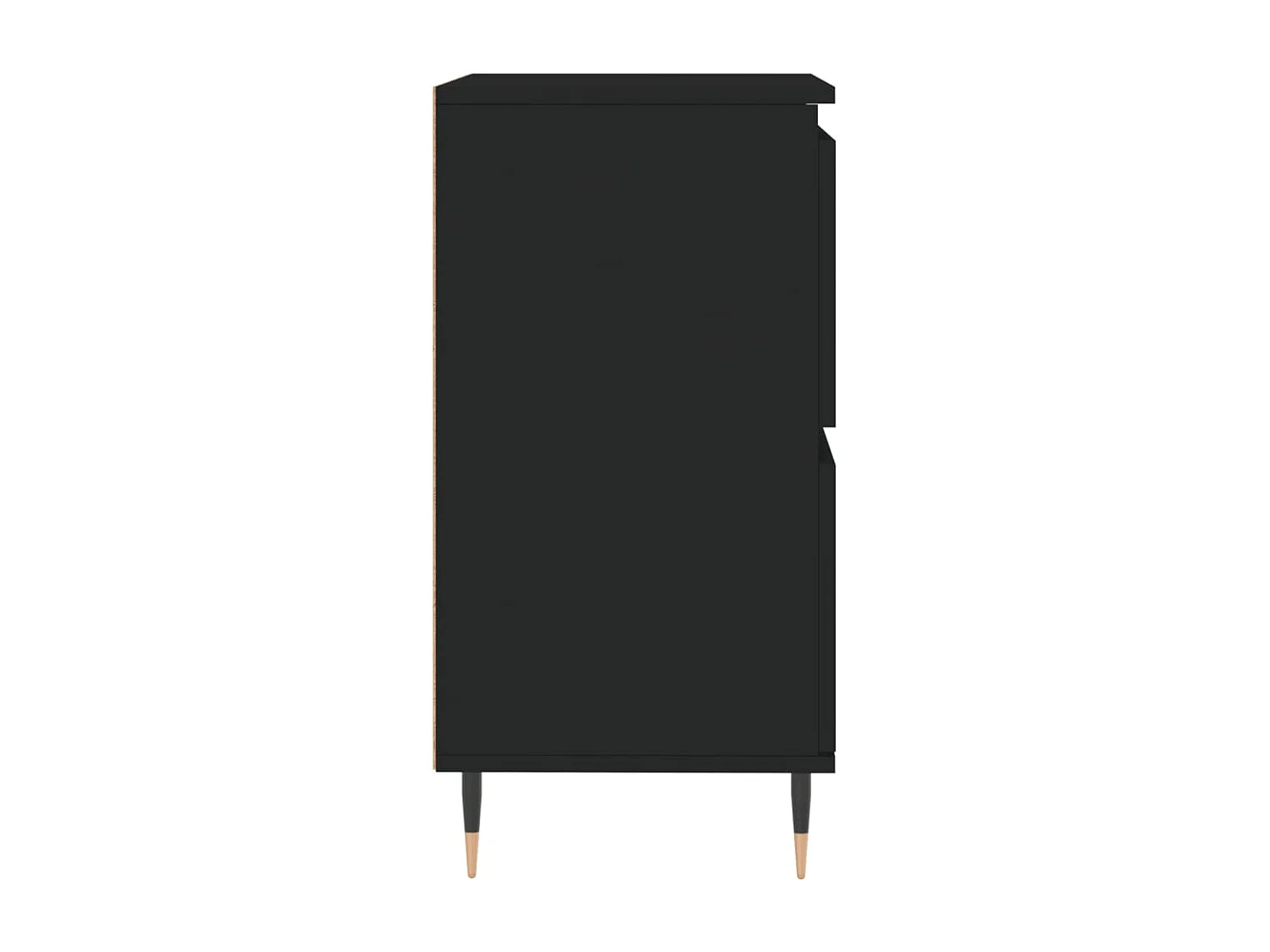 Credenza Nero 60x35x70 cm in Legno Multistrato