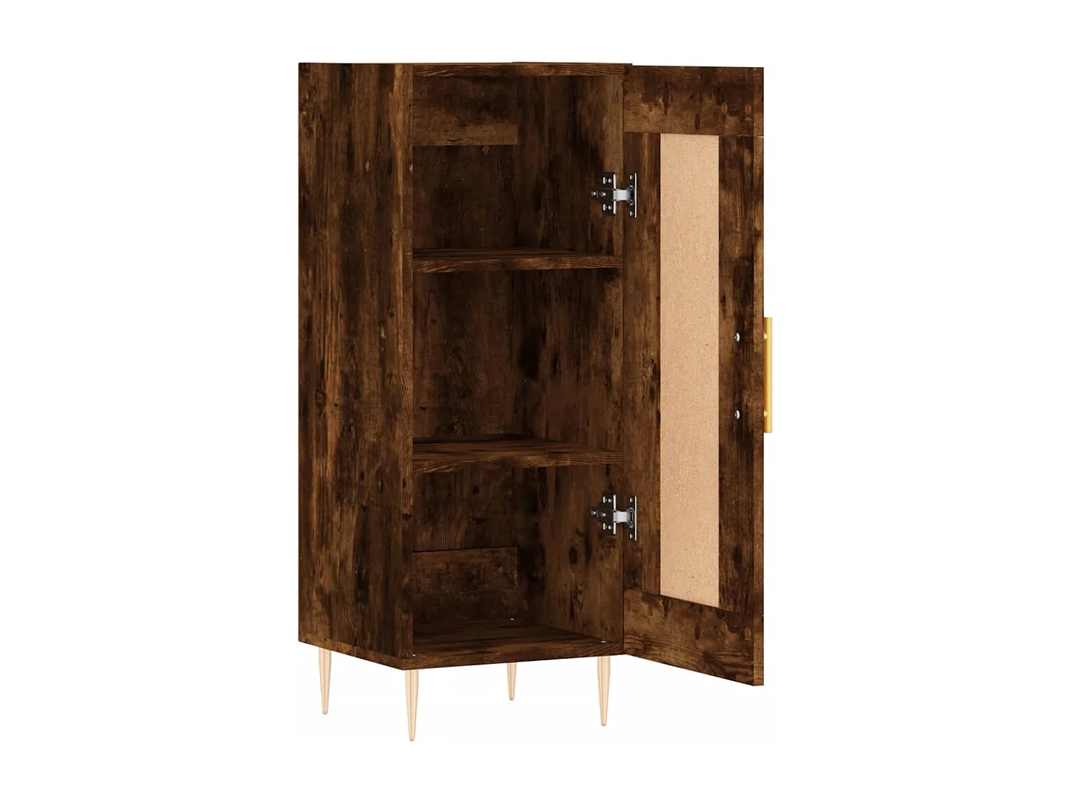 Buffet Chêne fumé 34,5x34x90 cm Bois d'ingénierie