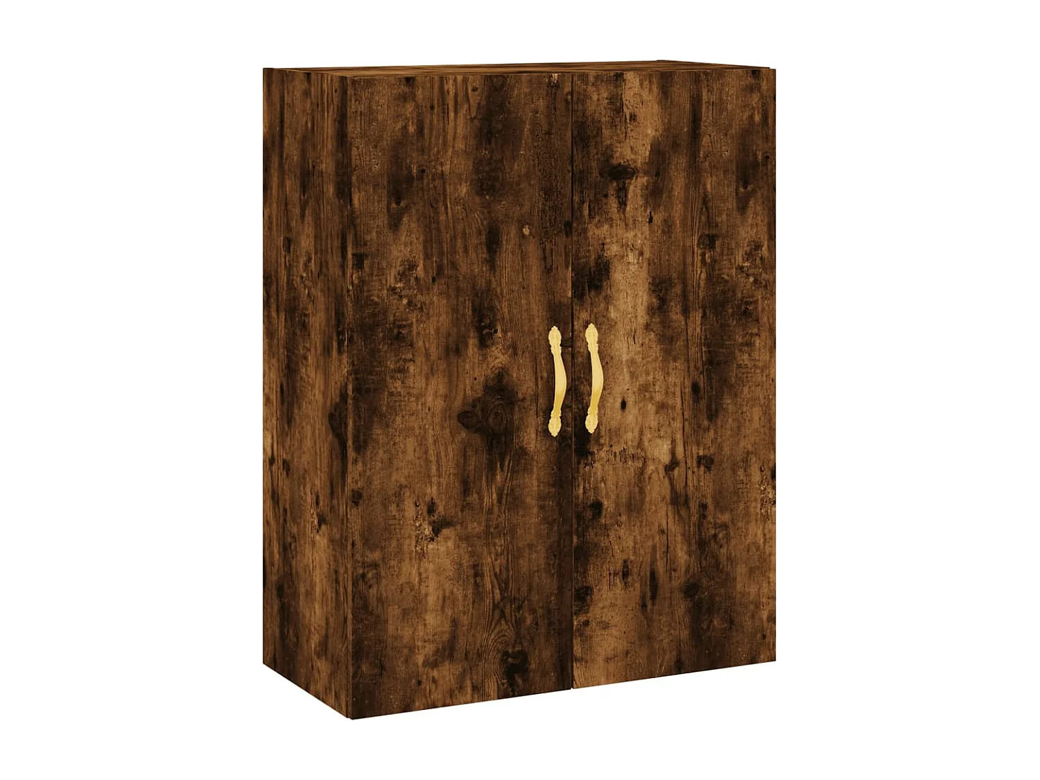 Armoire murale chêne fumé 69,5x34x90 cm