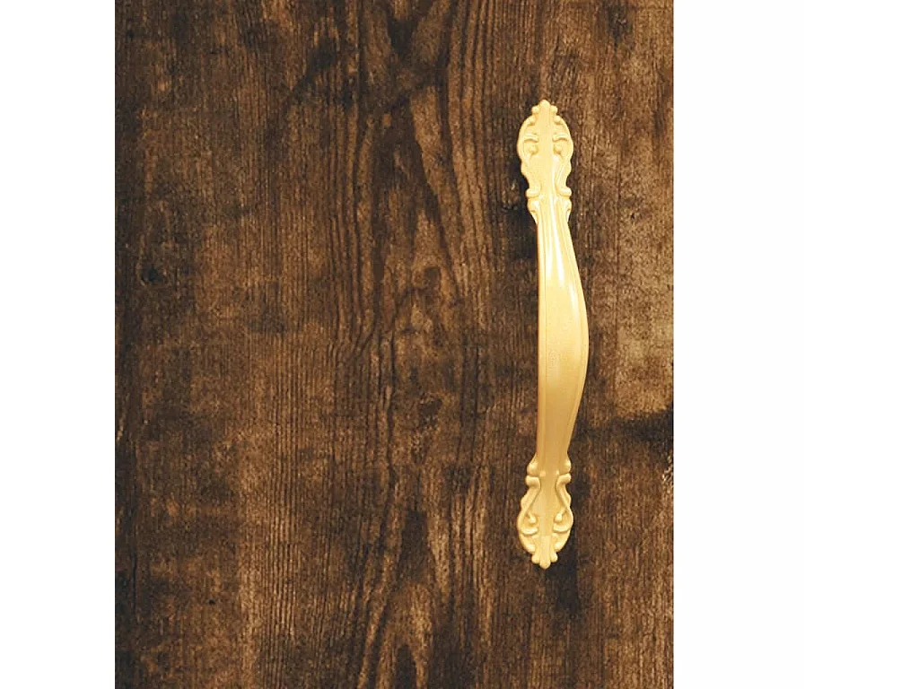 Armoire murale chêne fumé 69,5x34x90 cm