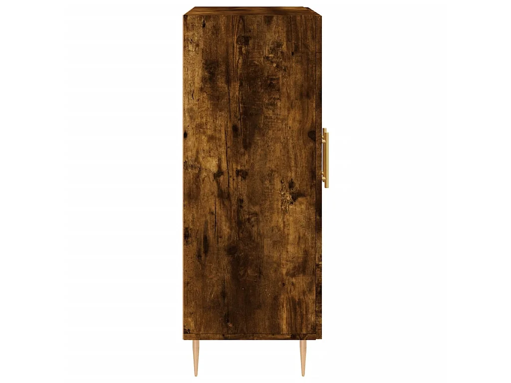 Dressoir 69,5x34x90 cm bewerkt hout gerookt eikenkleurig