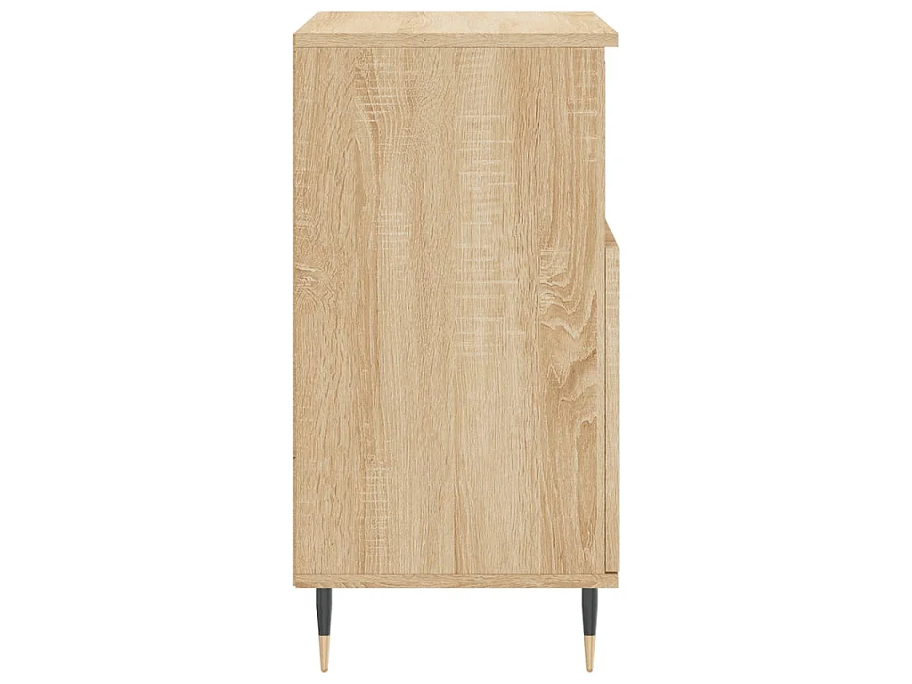 Dressoir 60x35x70 cm bewerkt hout sonoma eikenkleurig
