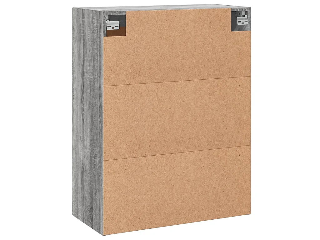 Armoires murales 2 pcs sonoma gris bois d'ingénierie