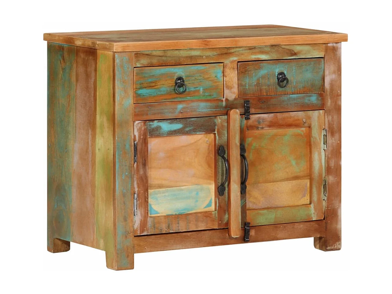 Buffet 68x35x55 cm bois massif de récupération