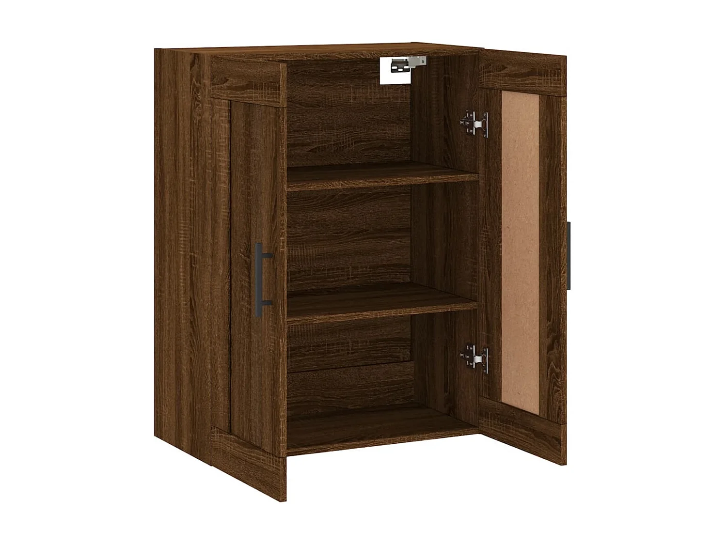 Mobile a Parete Rovere Marrone 69,5x34x90 cm Legno Multistrato