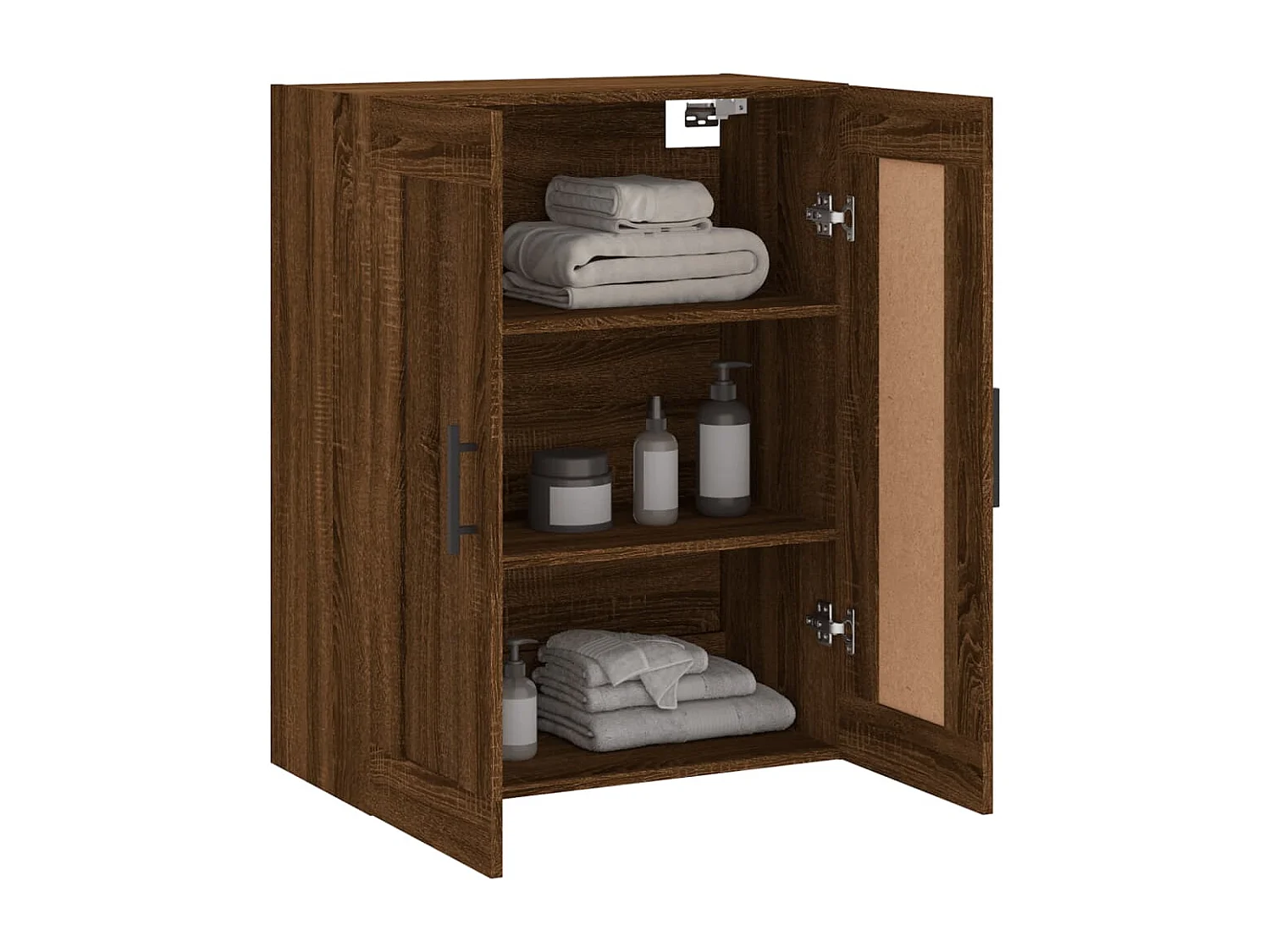 Armoire murale chêne marron 69,5x34x90 cm bois d'ingénierie