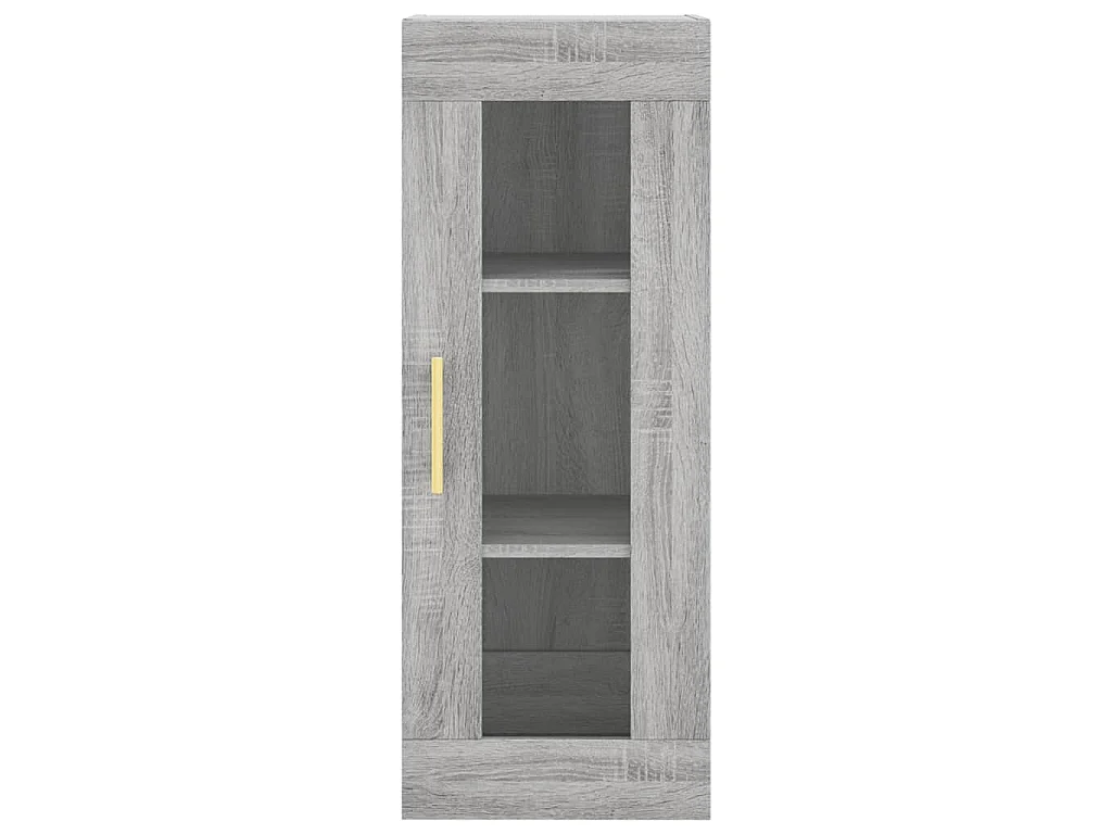 Mobile a Parete Grigio Sonoma 34,5x34x90 cm