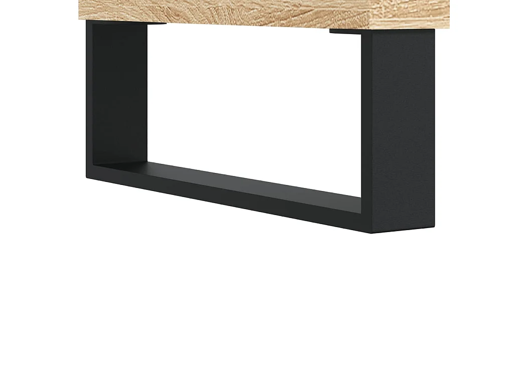 Dressoirs 2 st bewerkt hout sonoma eikenkleurig