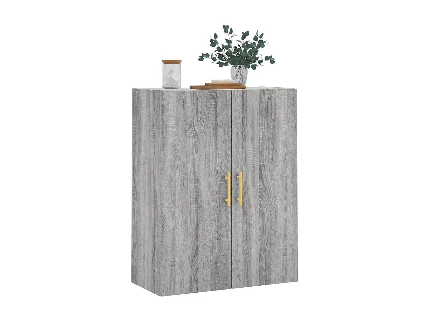 Armoire murale sonoma gris 69,5x34x90 cm