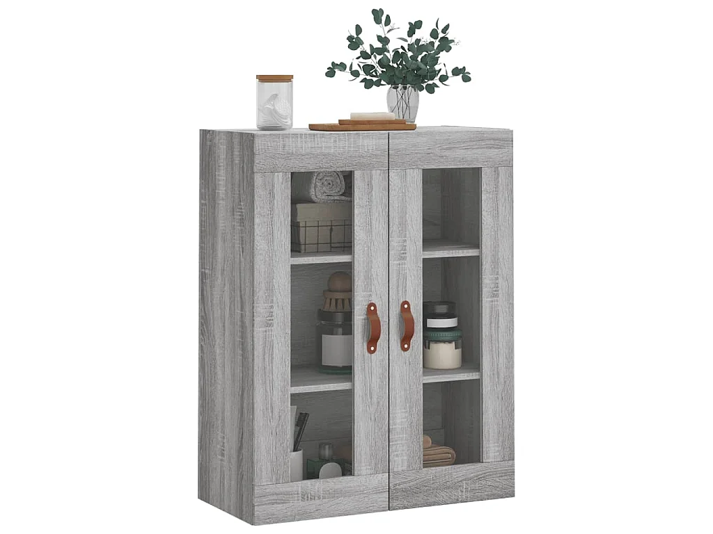 Armoire murale sonoma gris 69,5x34x90 cm