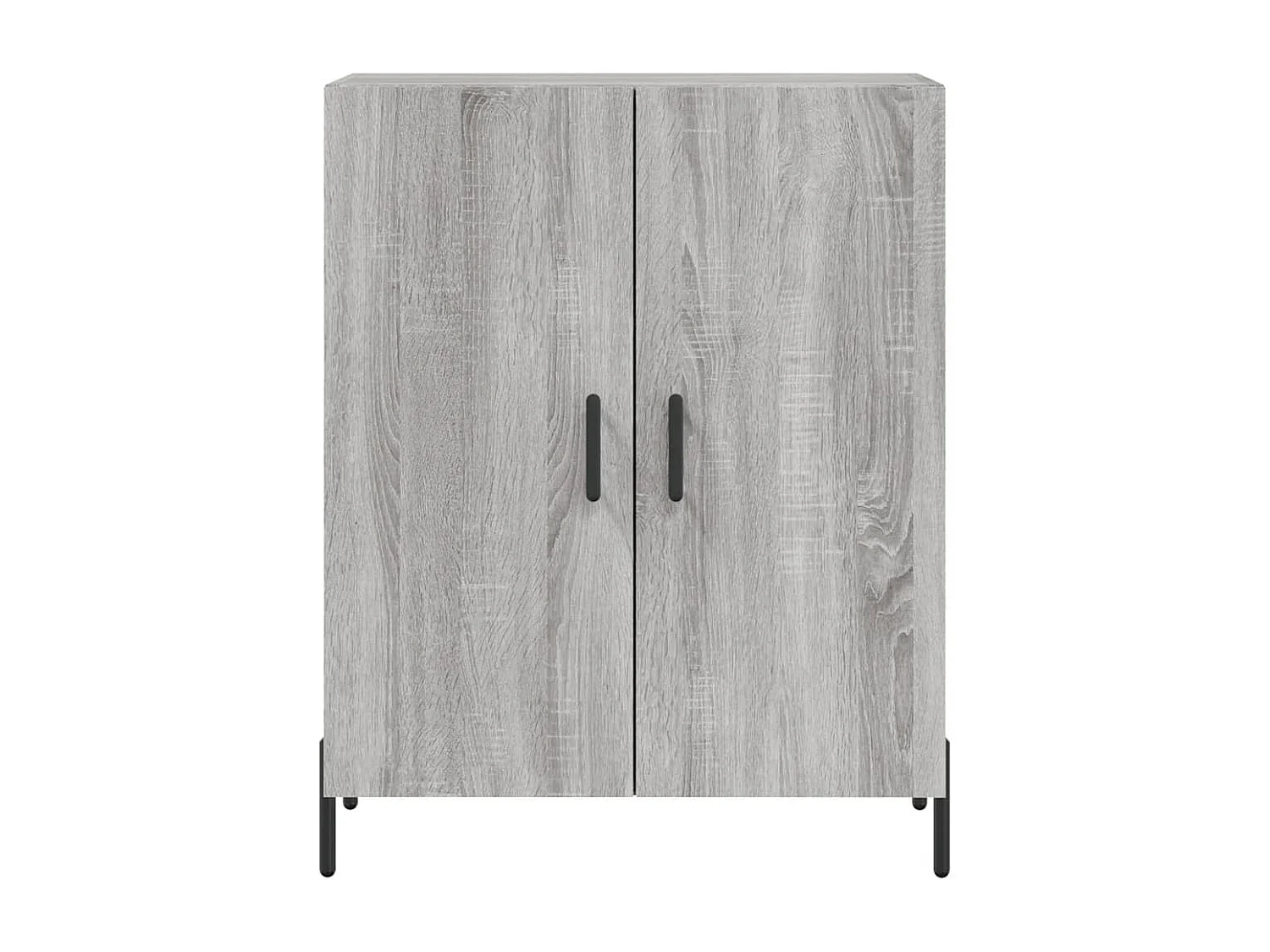 Highboard Grau Sonoma 69,5x34x180 cm Holzwerkstoff