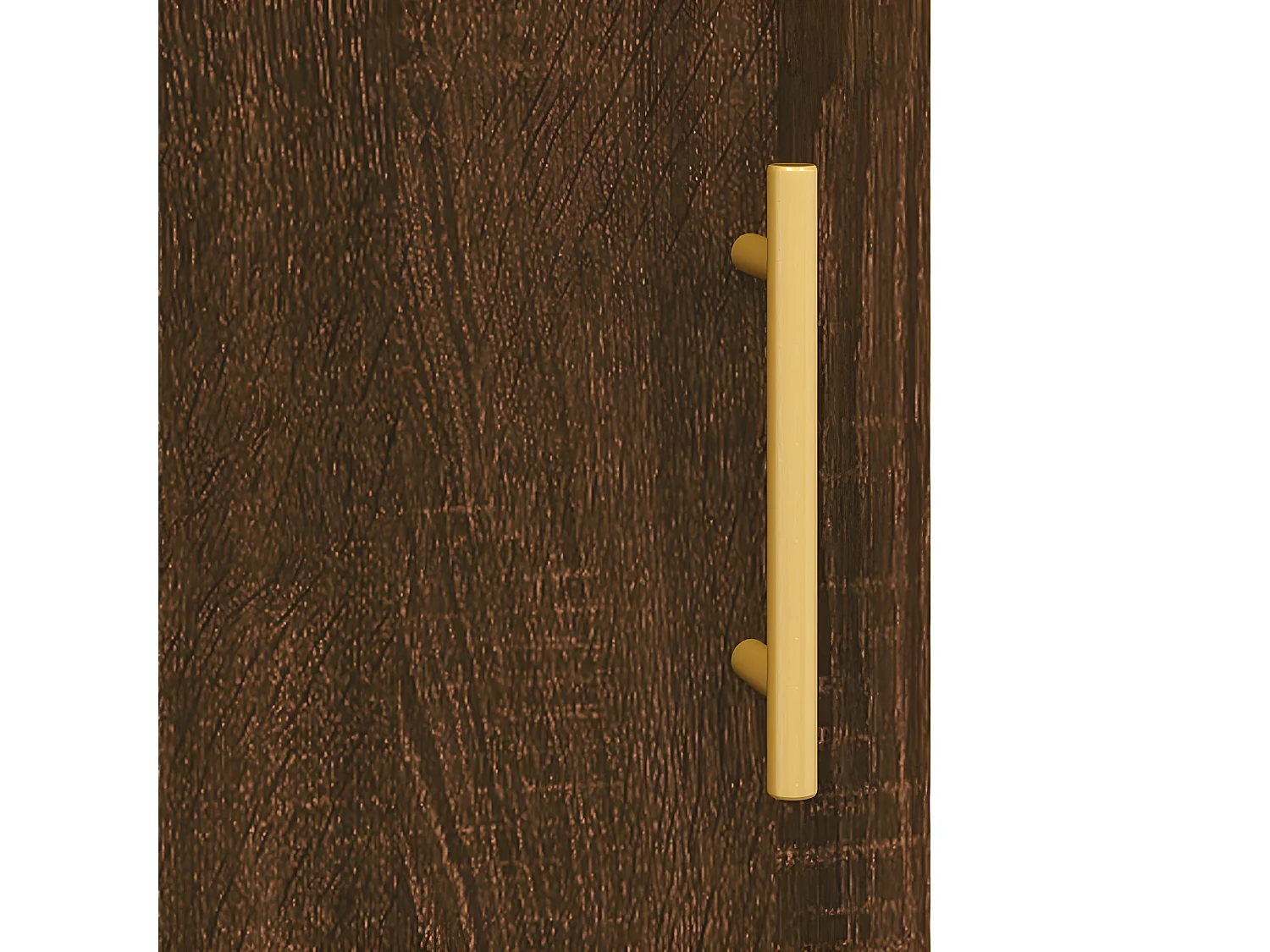 Armário alto 34,5x34x180cm madeira processada carvalho castanho