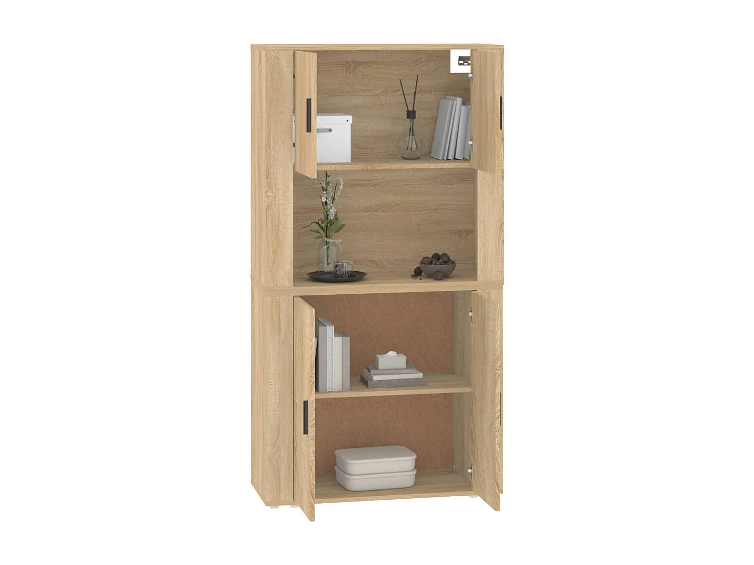 Highboard Sonoma-Eiche Holzwerkstoff