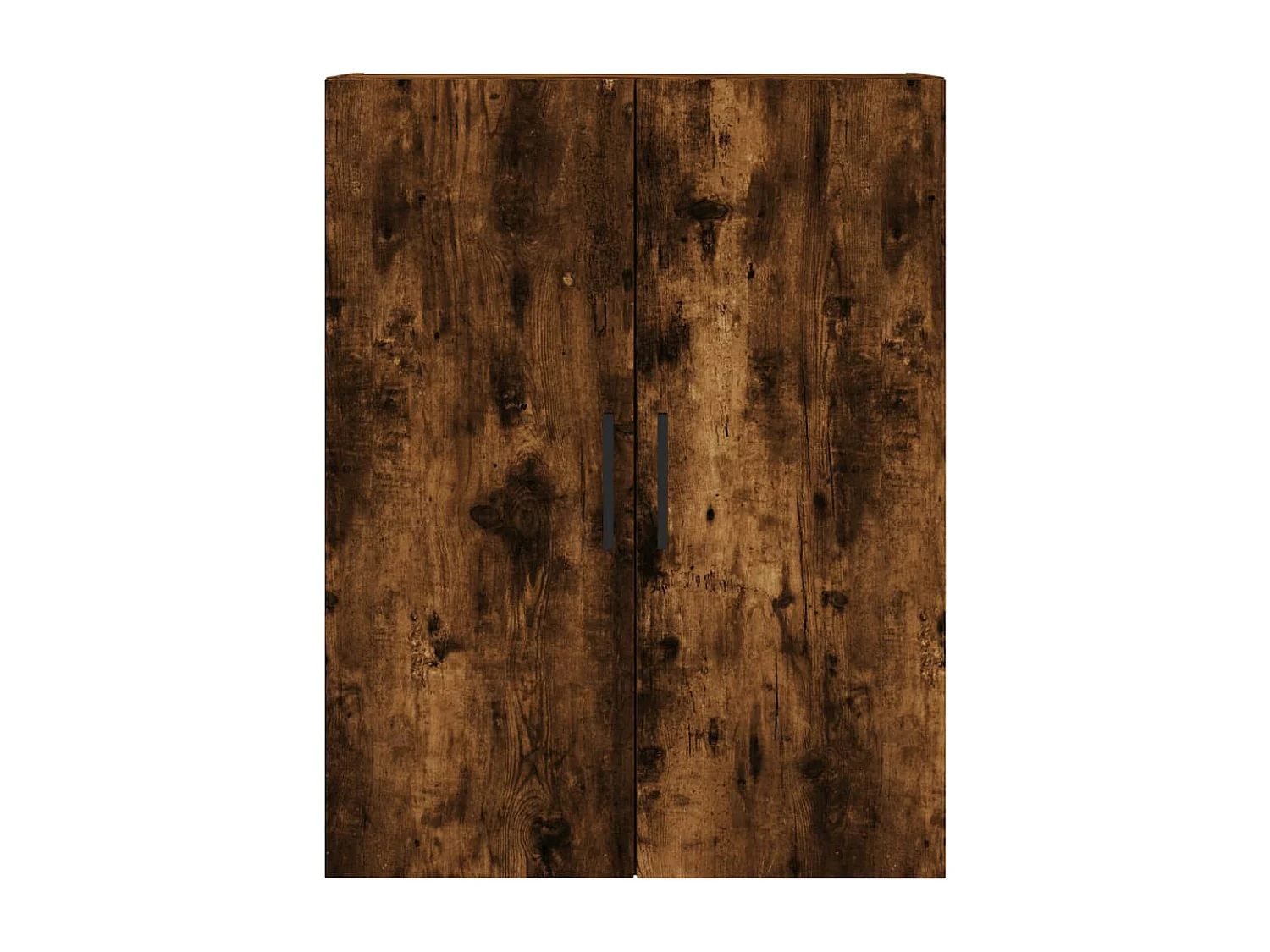 Buffet haut Chêne fumé 69,5x34x180 cm Bois d'ingénierie