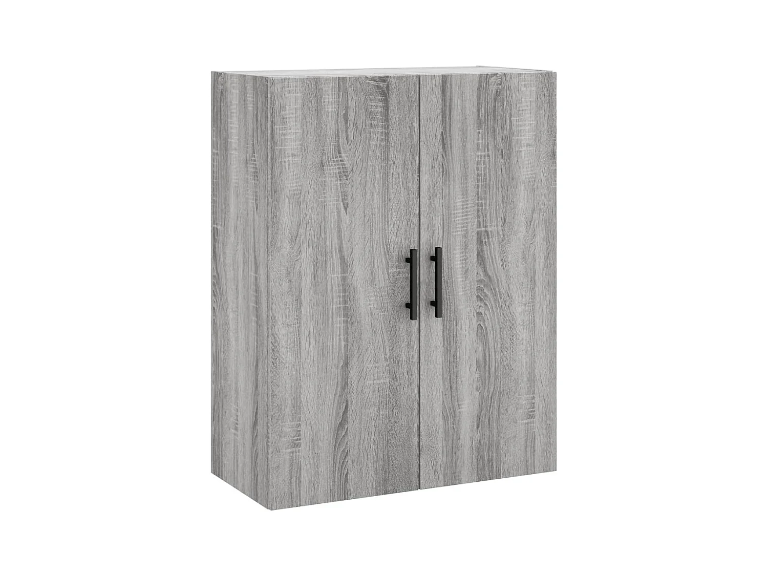 Highboard Grau Sonoma 69,5x34x180 cm Holzwerkstoff