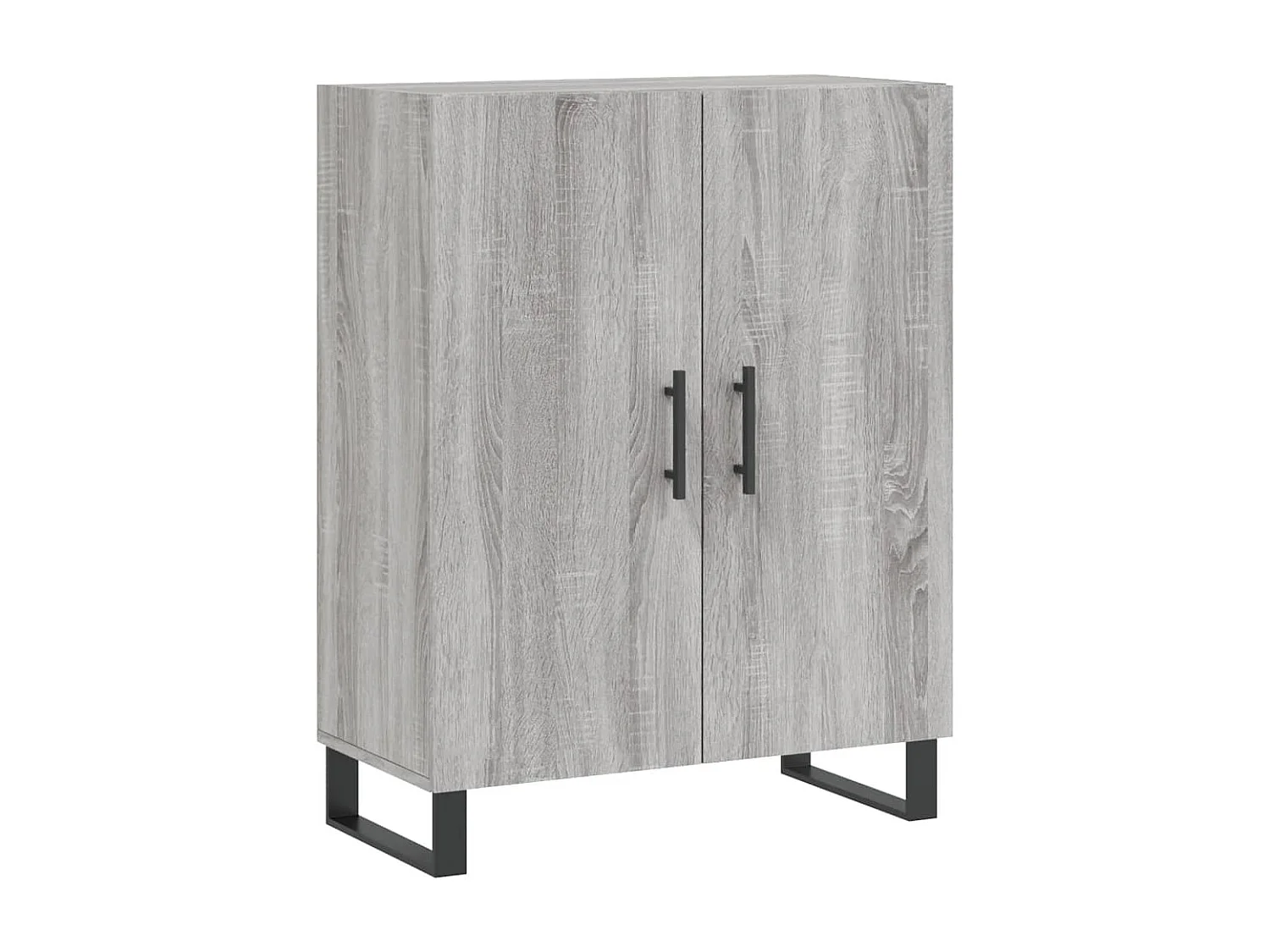 Buffet haut Sonoma gris 69,5x34x180 cm Bois d'ingénierie