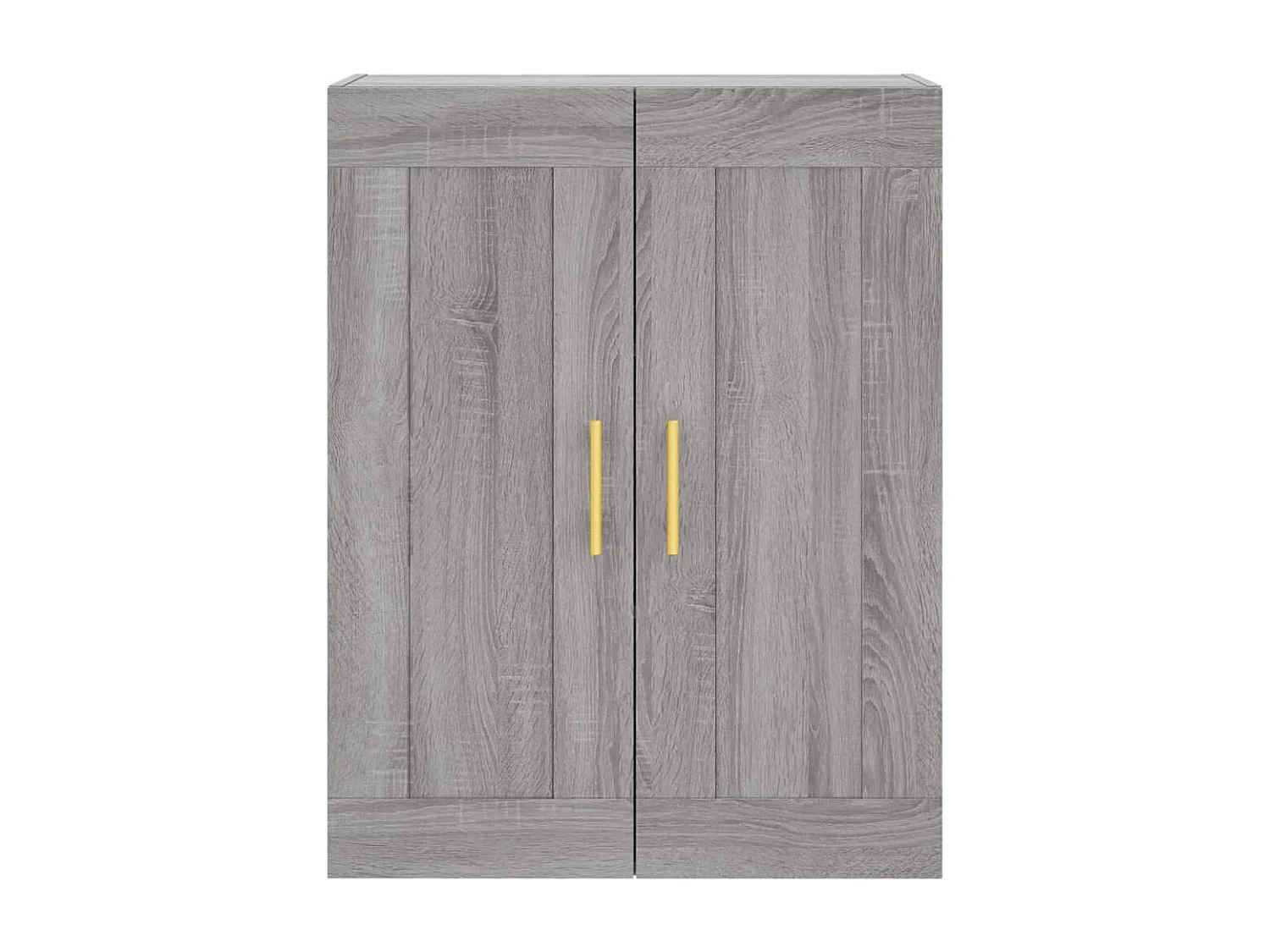 Buffet haut Sonoma gris 69,5x34x180 cm Bois d'ingénierie