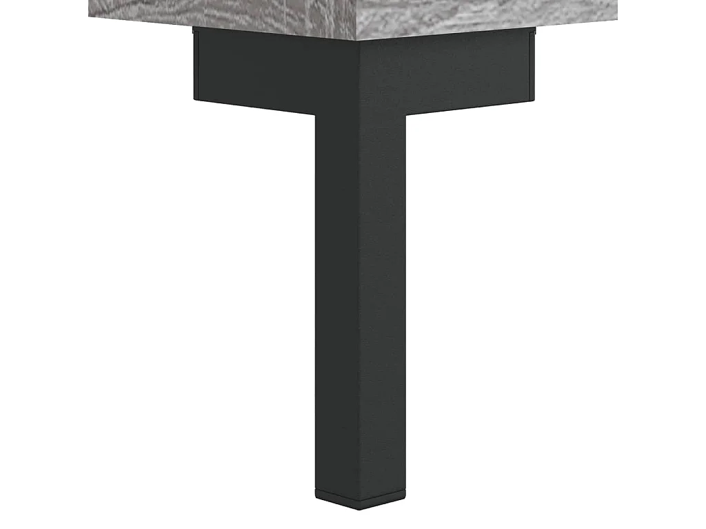 Buffet haut Sonoma gris 69,5x34x180 cm Bois d'ingénierie