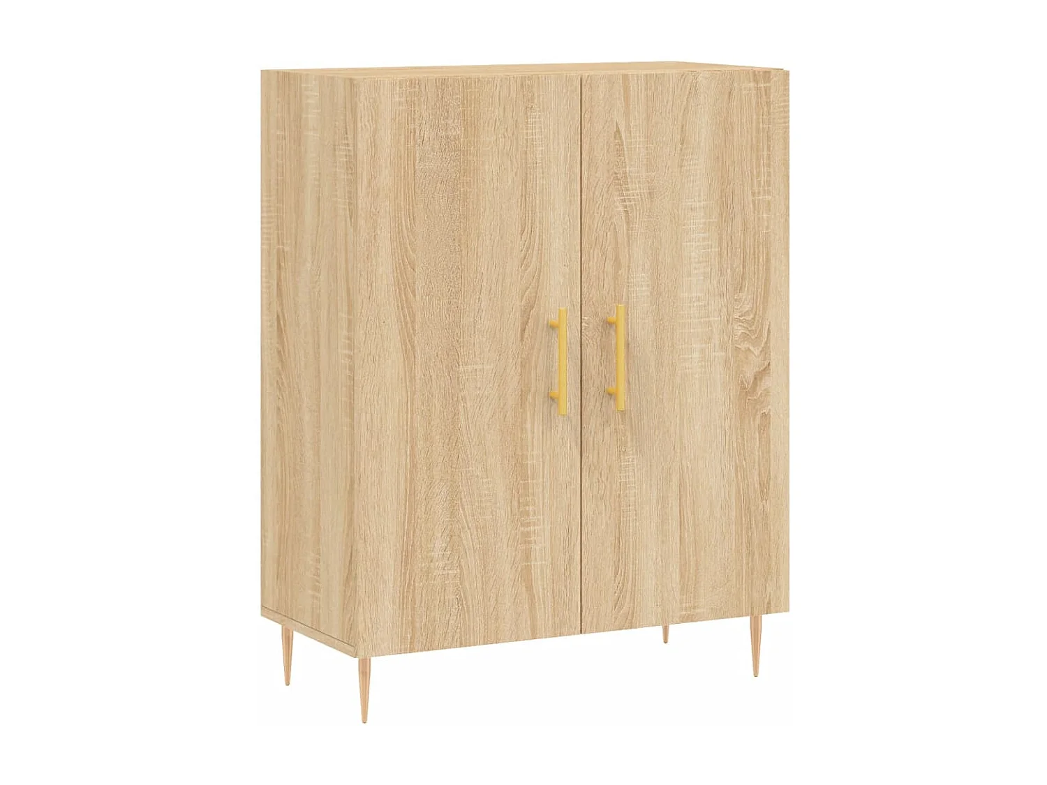 Buffet haut Chêne sonoma 69,5x34x180 cm Bois d'ingénierie