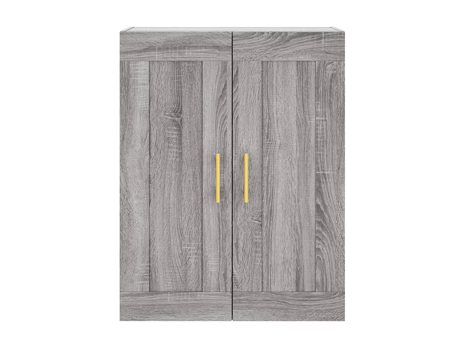 Buffet haut Sonoma gris 69,5x34x180 cm Bois d'ingénierie