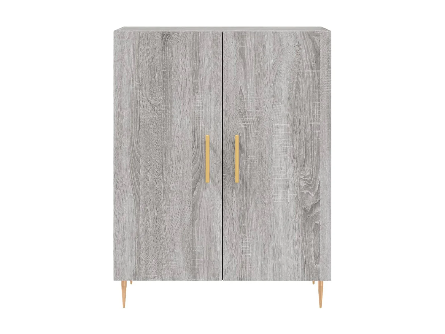 Buffet haut Sonoma gris 69,5x34x180 cm Bois d'ingénierie