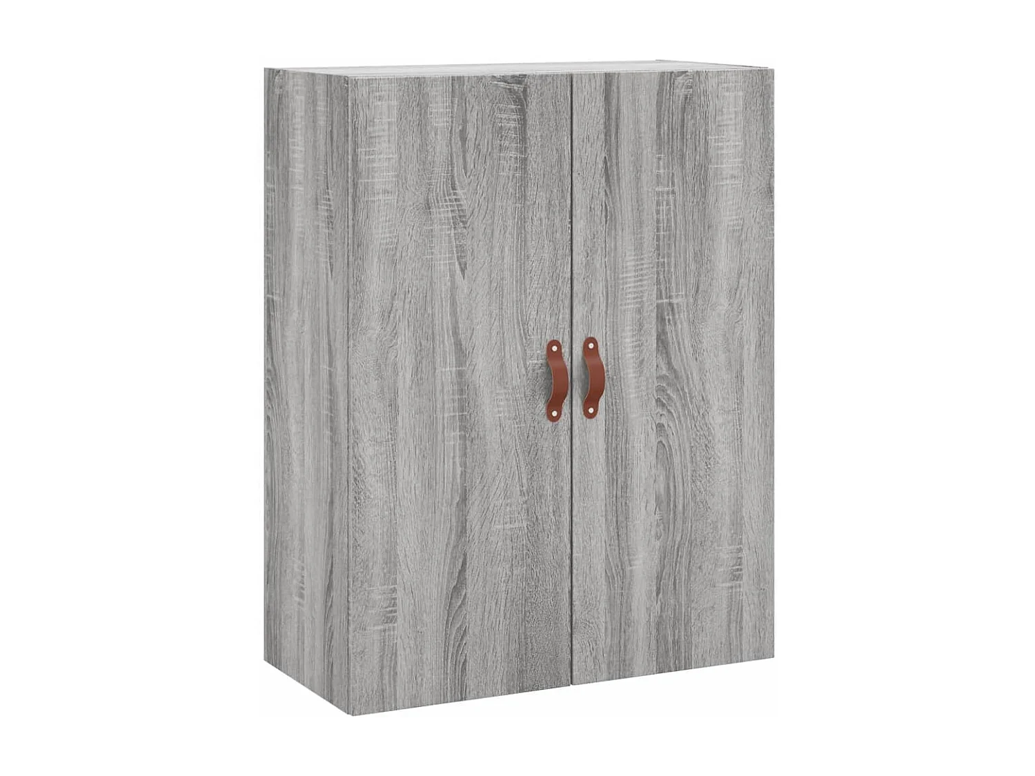 Buffet haut Sonoma gris 69,5x34x180 cm Bois d'ingénierie